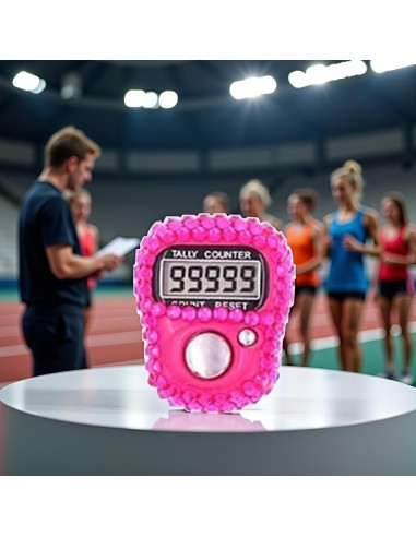 Contador Digital Portátil Cauaoa Mini Reiniciable para Golf