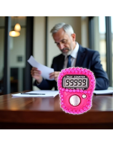 Contador Digital Portátil Cauaoa Mini Reiniciable para Golf