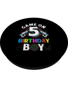 PopSocket Estándar Negro Juego Activado 5 Cumpleaños Laser Tag 2