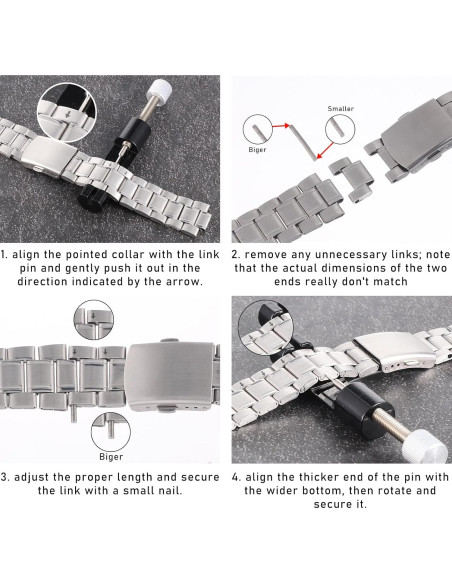 Kit de Herramientas para Ajuste de Correas de Reloj SynHHergyx
