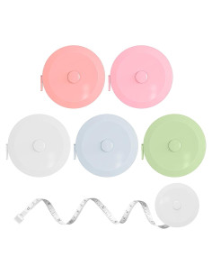 Cinta Métrica Retráctil TIECHI 5 Piezas 1.5 Metros Doble Cara