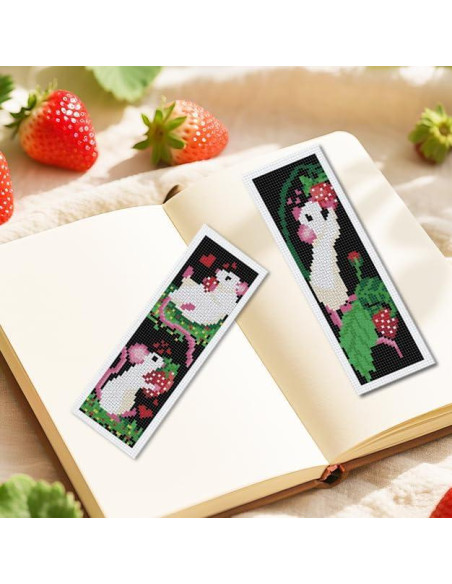 Kit de Bordado DIY INFUNLY 6 Piezas con Instrucciones Kit de Bordado DIY INFUNLY 6 Piezas con Instrucciones