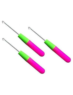 Aguja de Ganchillo para Trenzas - Paquete de 3 Unidades
