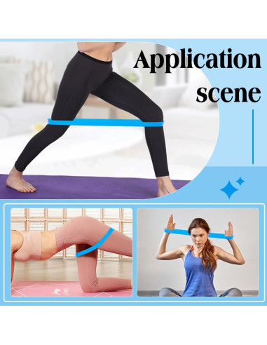 NBEADS 15 Bandas Antideslizantes para Sillas - Azul Real