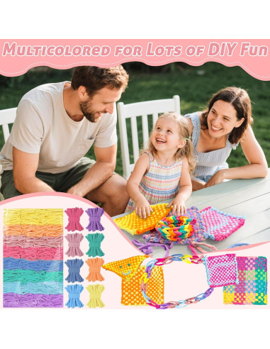 800 Bucles de Pastel Raylinix para Telar 7 Pulgadas - Manualidades