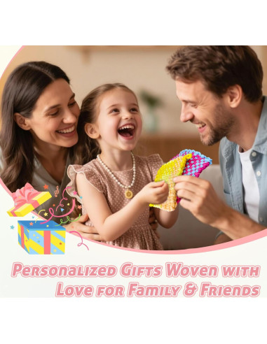 800 Bucles de Pastel Raylinix para Telar 7 Pulgadas - Manualidades