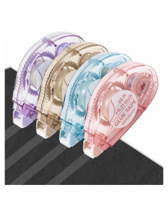 Rodillo de Cinta Doble Cara MARCADORUS 4 Pcs 7.92 m x 0.79 cm