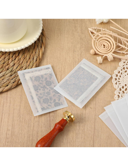 100 Sobres Transparentes FdcZeyxior 10x7 cm para Manualidades