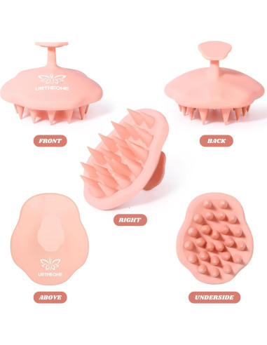 Cepillo de Masaje del Cuero Cabelludo URTHEONE Salmón