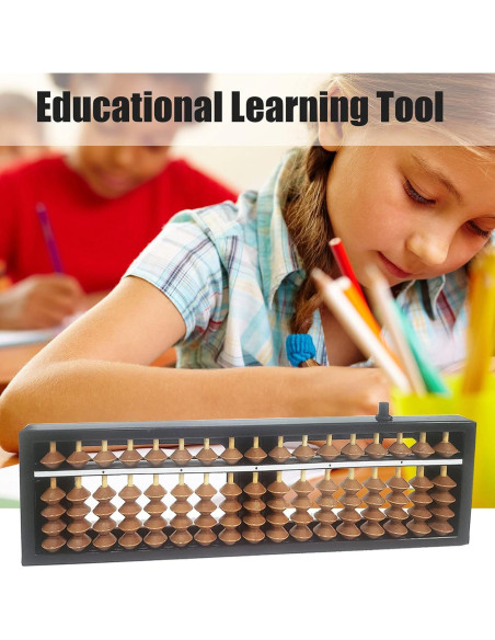 Ábaco Profesional Vaupan Soroban 17 Columnas 26x6.5 cm