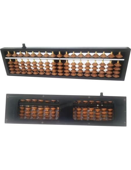 Ábaco Profesional Vaupan Soroban 17 Columnas 26x6.5 cm