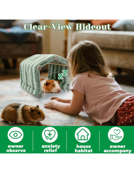 Escondite para Cobayas Jevnd con Túnel y 2 Entradas