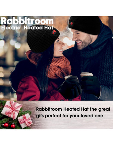 Gorro Calentado Eléctrico Rabbitroom 7.4V Recargable Unisex
