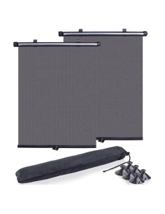 Sombrillas para Ventanas de Auto LXPVSA - Paquete de 2, 40x47cm