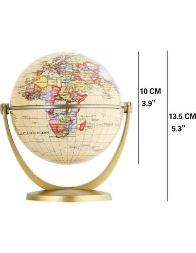 Globo Mini Antiguo Annova 10 cm - Decorativo y Educativo