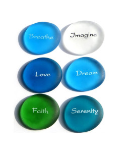 Piedras de Vidrio Esmerilado Lifeforce Glass Set 70