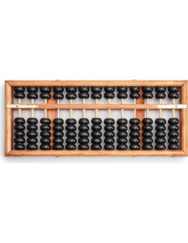 Ábaco Digital Profesional de Madera 28.5cm 13 Columnas