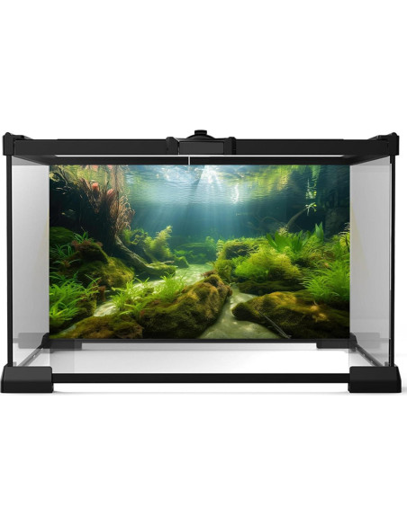 Fondo de Acuario Vinilo 90x45cm Riivvdise - 3 Diseños Fondo de Acuario Vinilo 90x45cm Riivvdise - 3 Diseños