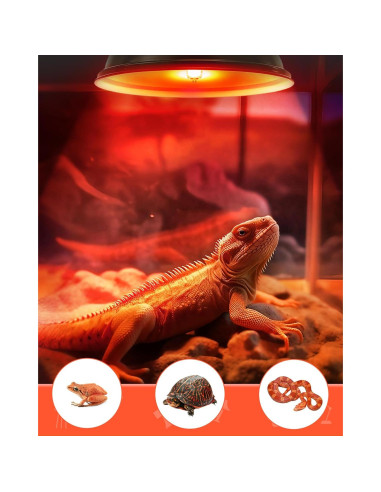 Bombillas de Calor para Reptiles Flaspar G9 50W Rojo Regulable