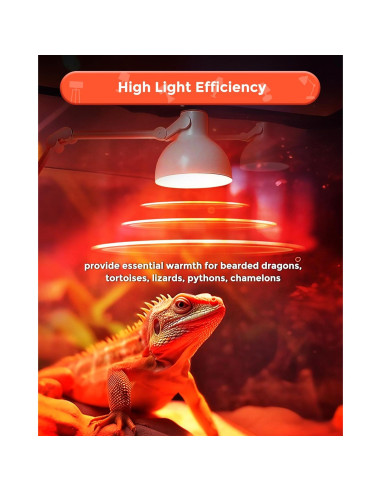 Bombillas de Calor para Reptiles Flaspar G9 50W Rojo Regulable