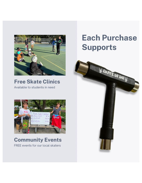 Herramienta de Skate Todo en Uno Genérico Skate o Muere