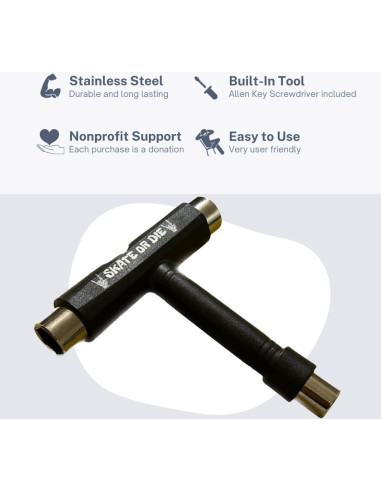 Herramienta de Skate Todo en Uno Genérico Skate o Muere