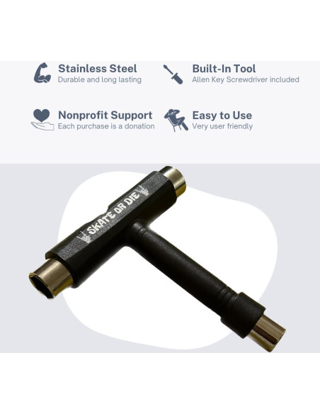 Herramienta de Skate Todo en Uno Genérico Skate o Muere