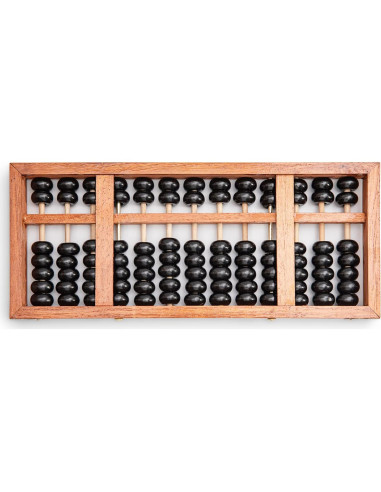 Ábaco Digital Profesional de Madera 28.5cm 13 Columnas