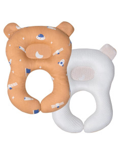 Almohada de Viaje para Bebé Reidio Doble Cara Coral 22.86x20.32cm