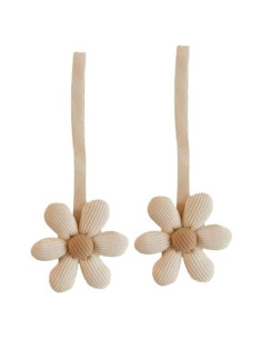 Colgante de Chupete de Flor Blanca Elegante - Soporte de Moda