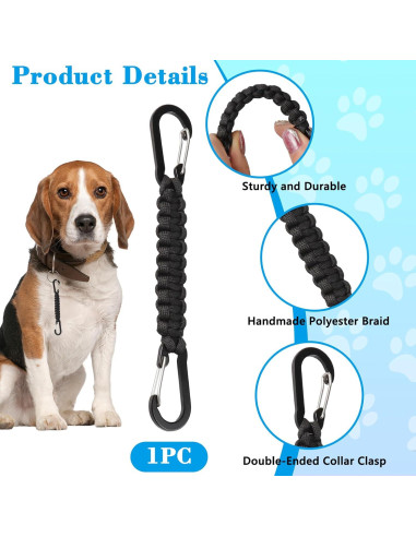 Clip de Seguridad para Correa de Perro Maxqzin DY1760, 16.6cm