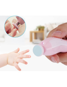 Lima de Uñas Eléctrica para Bebés Keenso 16 en 1 con Luz LED 2