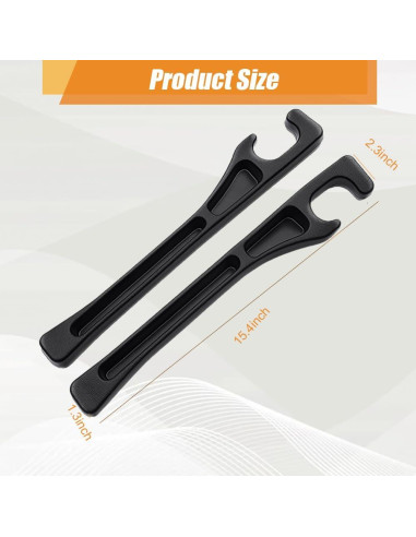 Relleno de Espacio entre Asientos Smeyta Negro 2 Piezas