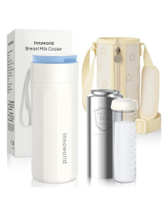 Enfriador de Leche Materna Portátil Innoworld 11oz Acero Inoxidable