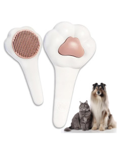 Cepillo Slicker Autolimpiante para Mascotas ACEDOAMARE 19x10cm