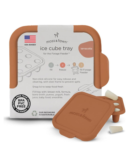 Bandeja de Hielo Moss and Fawn - Silicona para Bebés 12.9 cm