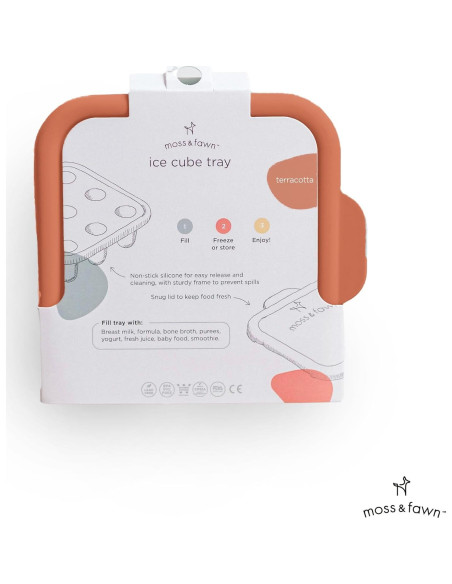 Bandeja de Hielo Moss and Fawn - Silicona para Bebés 12.9 cm
