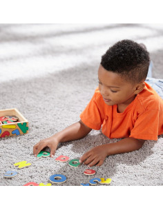 Imanes de Alfabeto de Madera Melissa & Doug - 52 Piezas 2