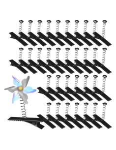 Clips de pico de pato DOITOOL - 100 piezas, metal negro