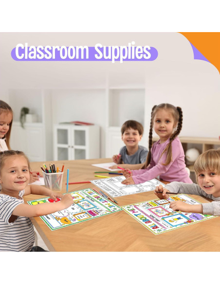 36 Pósters de Auto-Introducción SpriteGru 35.5x29cm para Colorear