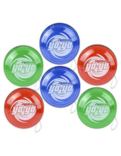 Yoyos de Plástico Premium ArtCreativity - Paquete de 6 Colores