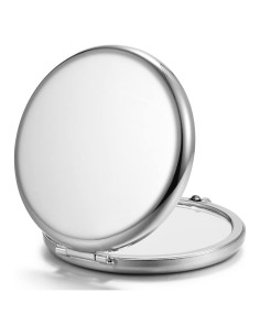 Espejo Compacto Doble Cara Getinbulk 6.35cm Plata