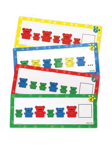 Conjunto de Actividades Matemáticas Learning Resources 3 Osos 22 Piezas