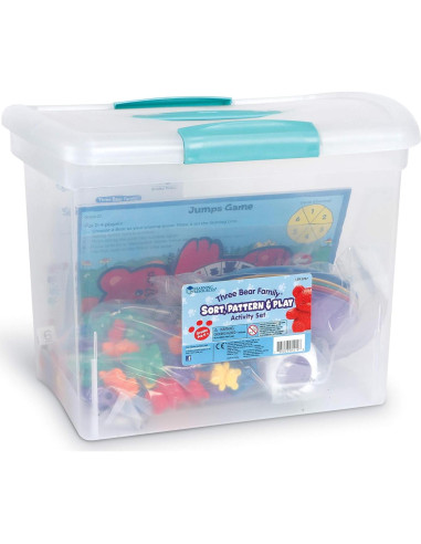 Conjunto de Actividades Matemáticas Learning Resources 3 Osos 22 Piezas