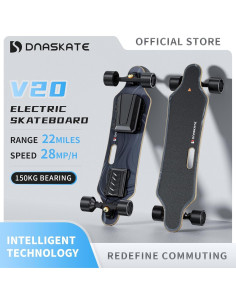 Patineta Eléctrica DNASKATE V20 1000W 35Km Rango Control Remoto 2
