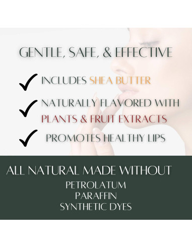 Bálsamo Labial Natural Lather Green Amaretto 3 Unidades