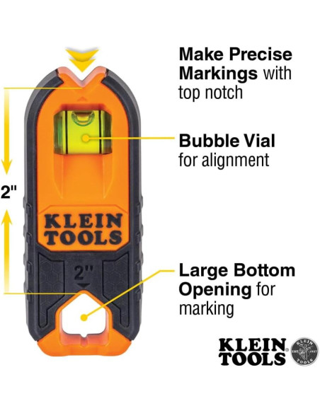 Buscador de Montantes Magnético Klein Tools MSF1002 - Paquete de 2