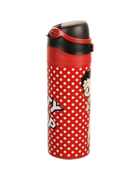 Vaso de Acero Inoxidable Betty Boop Lunares Rojos 24 oz
