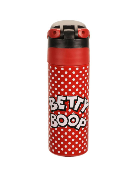 Vaso de Acero Inoxidable Betty Boop Lunares Rojos 24 oz