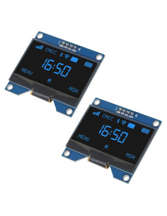 Módulo de Pantalla OLED I2C IIC 1.54" JUZITAO 128x64 2PCS